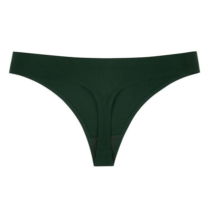 Seamless T-Back Low-Rise Briefs For Women