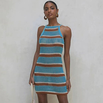 New Knitted Sleeveless Beach Dress Bikini Cover Up