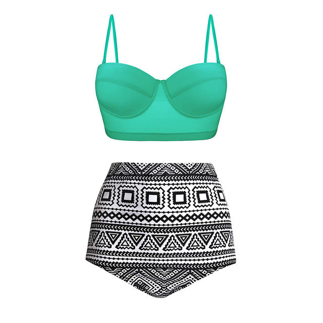 Mint Aztec Swimsuit