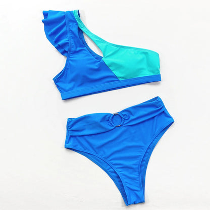 Wire Free Ribbed One Piece Swimsuit