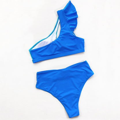 Wire Free Ribbed One Piece Swimsuit