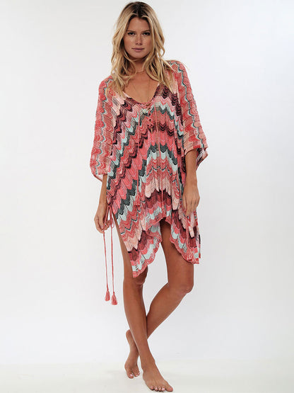 Knitted Colorful Kaftan