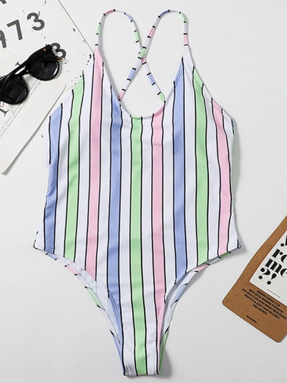 The Beach Party Print One Piece Swimsuit