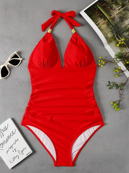 The Halter Dash One Piece Swimsuit