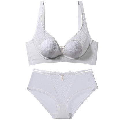 French Lace Push-Up Bra Sets With Adjustable Straps