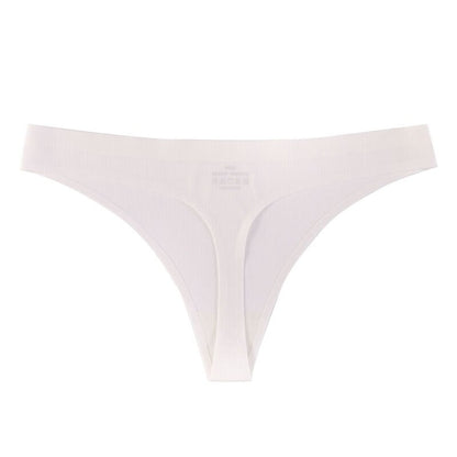 Seamless T-Back Low-Rise Briefs For Women