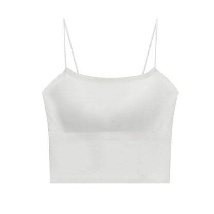 Seamless Solid Crop Tank Top